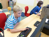 Blick in den Computerraum