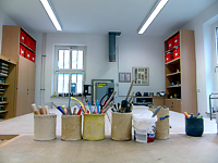 Blick in die Keramikwerkstatt