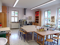 Blick in die Keramikwerkstatt