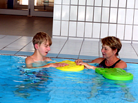 Blick in die Schwimmhalle