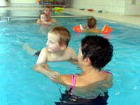 Blick in die Schwimmhalle