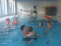 Blick in die Schwimmhalle