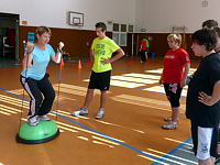 Blick in die Turnhalle